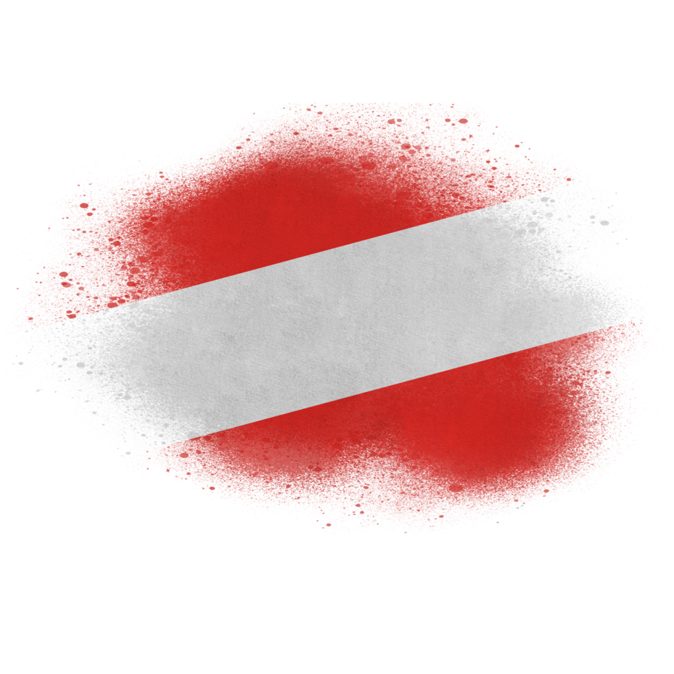 Austria Brush Flag png