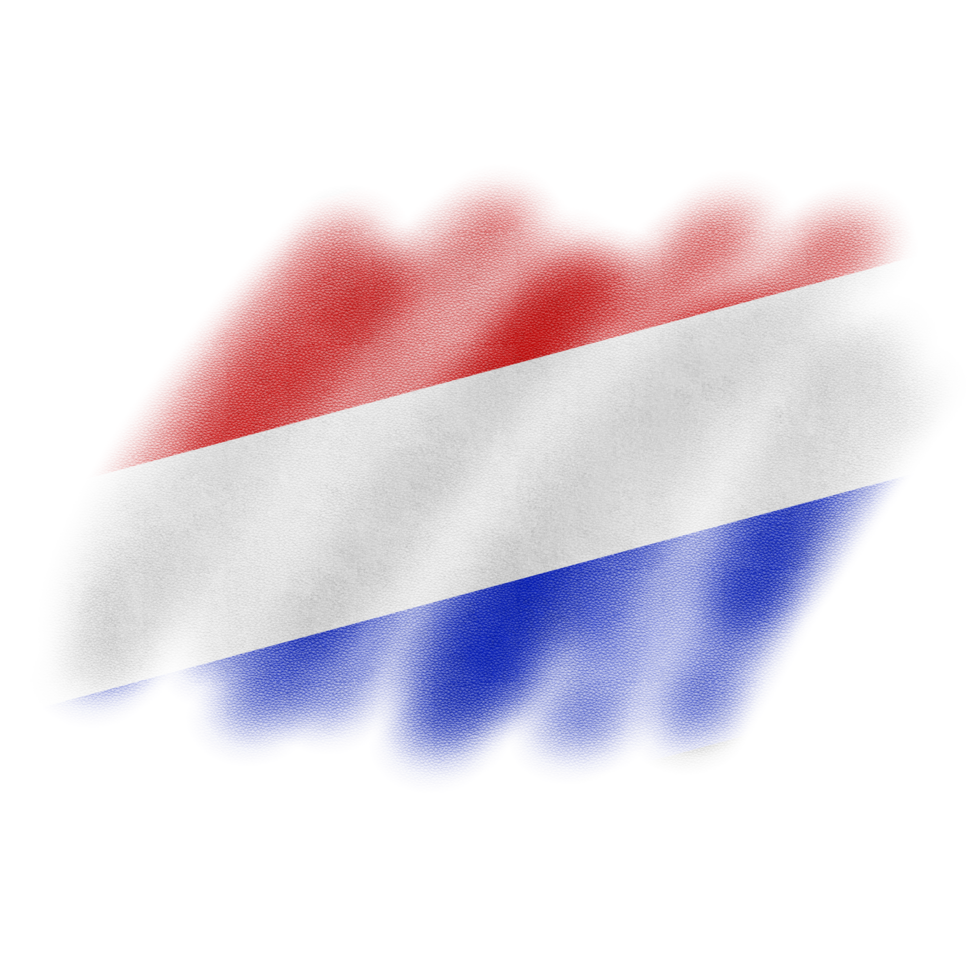 Netherlands Brush Flag png