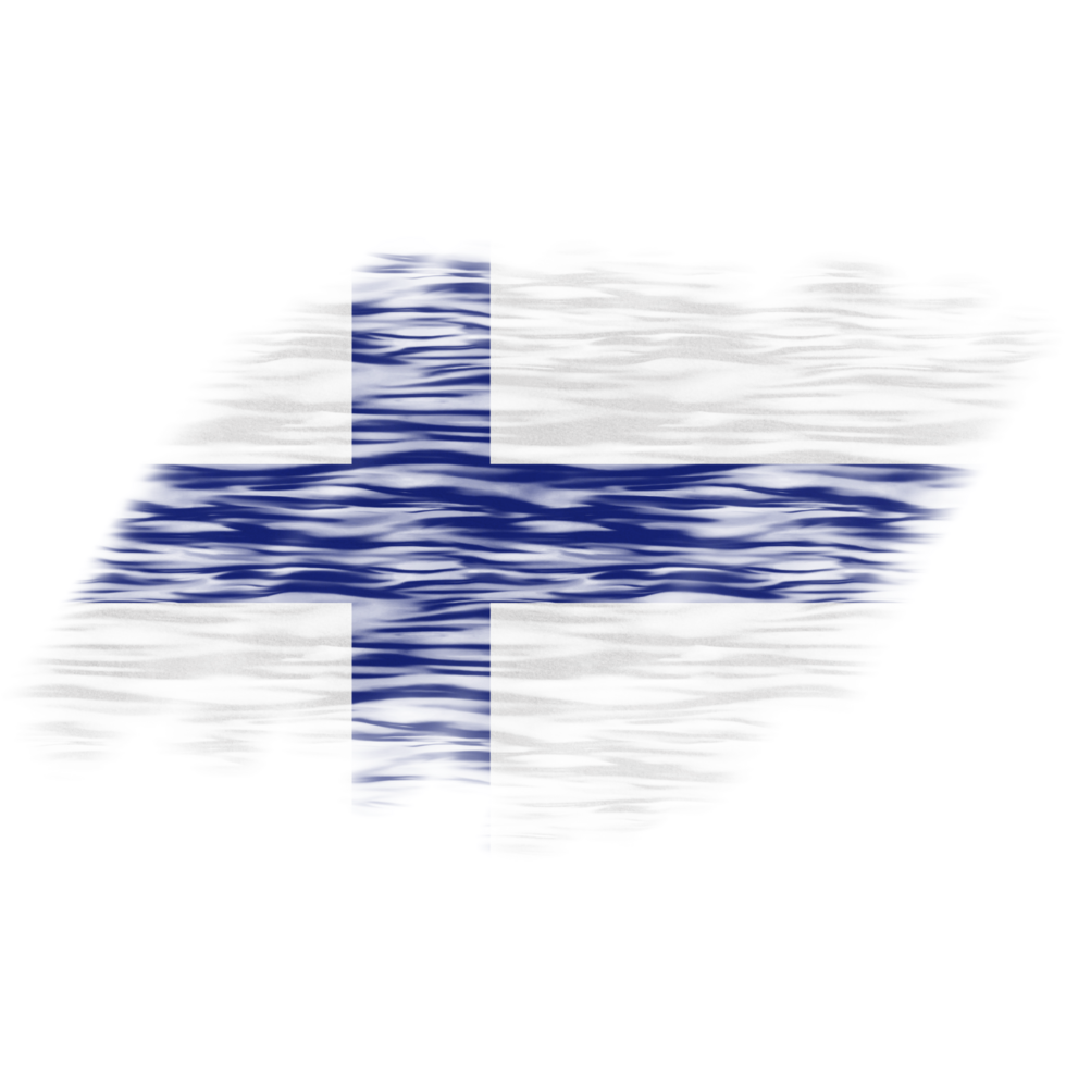 Finlandia spazzola bandiera png