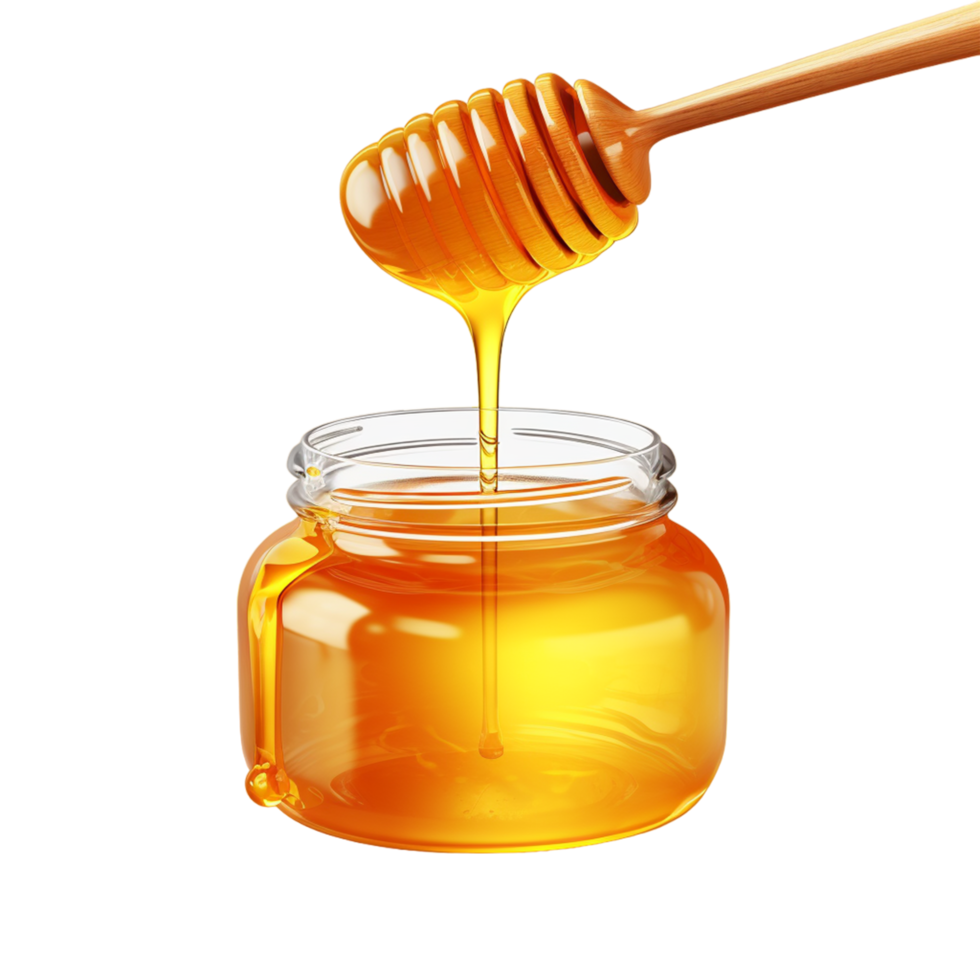 AI generated Honey on transparent background png