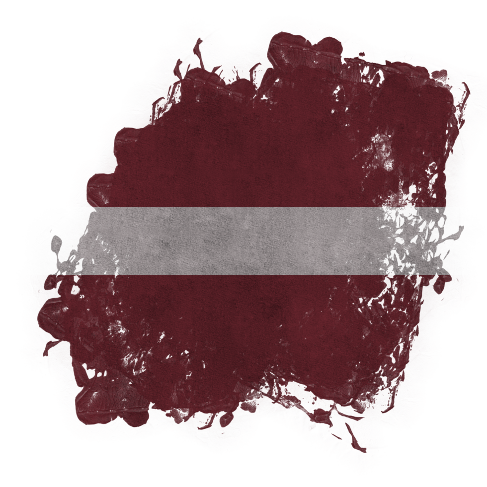 Latvia Brush Flag png