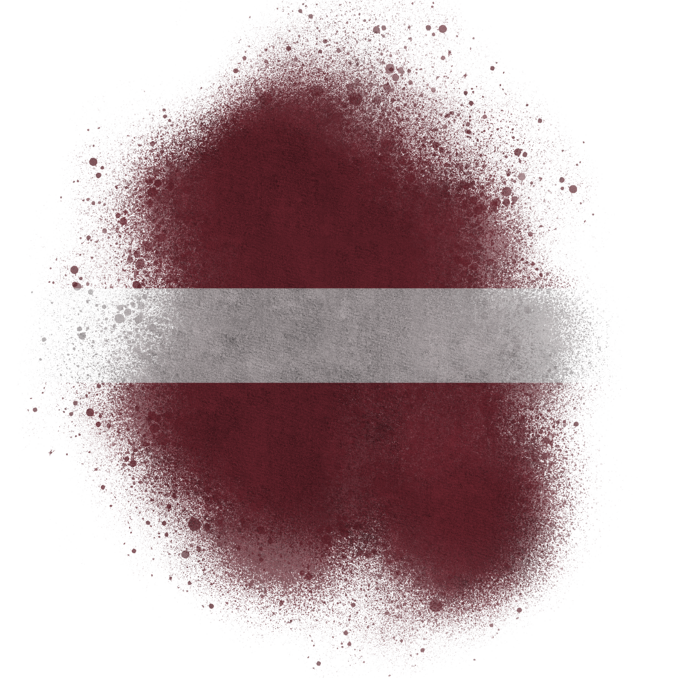 Latvia Brush Flag png