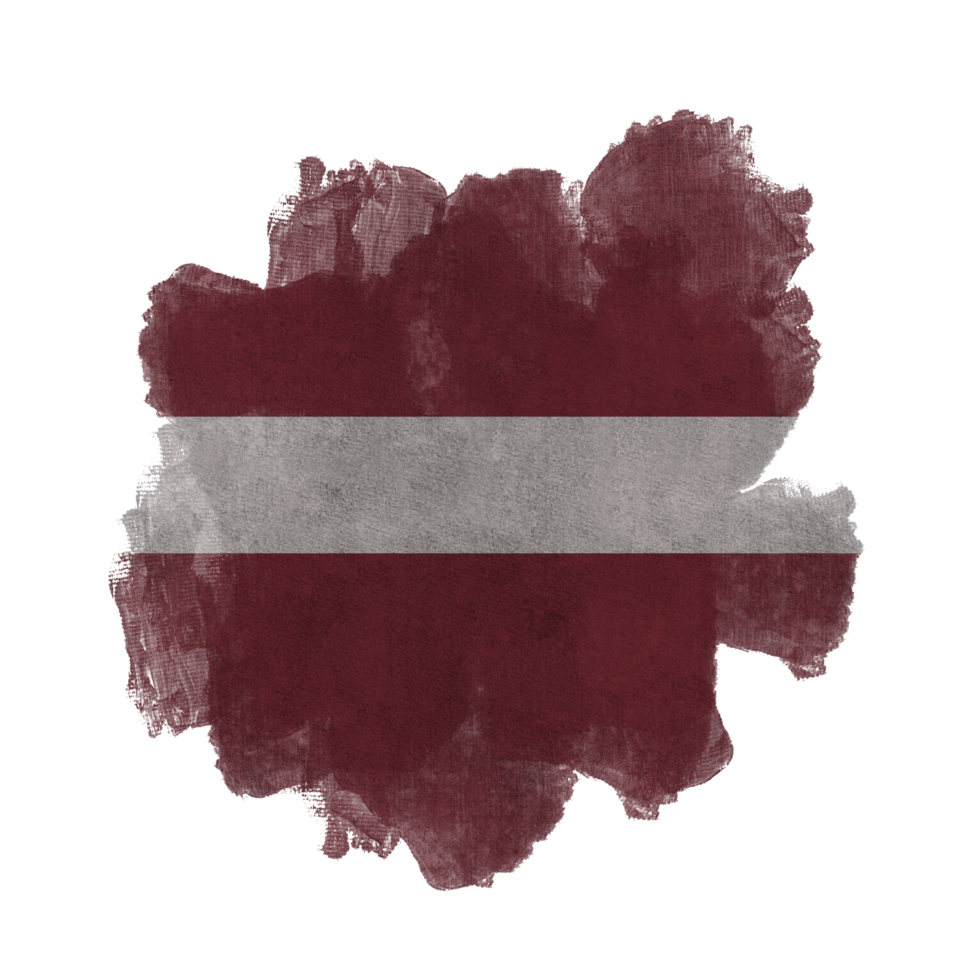 Latvia Brush Flag png