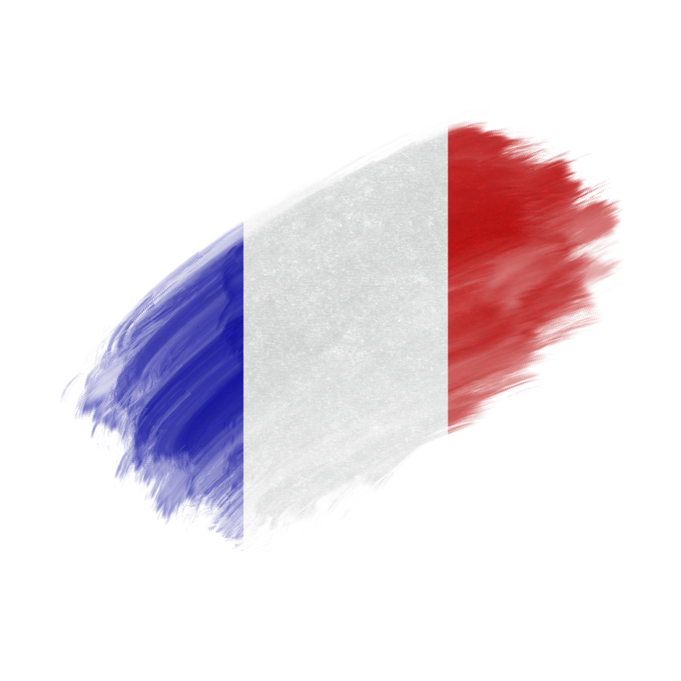 français brosse drapeau png