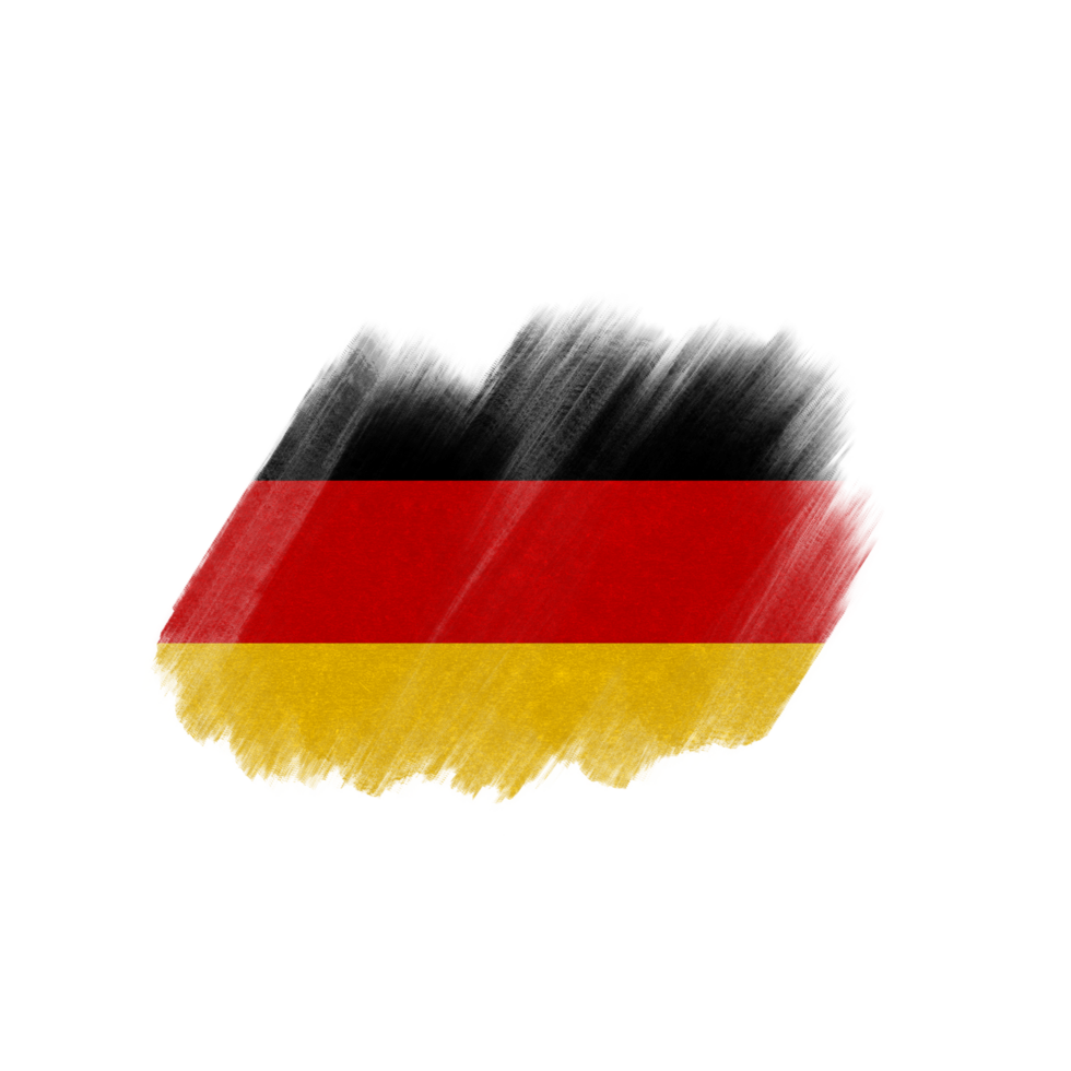 deutschland pinsel flagge png