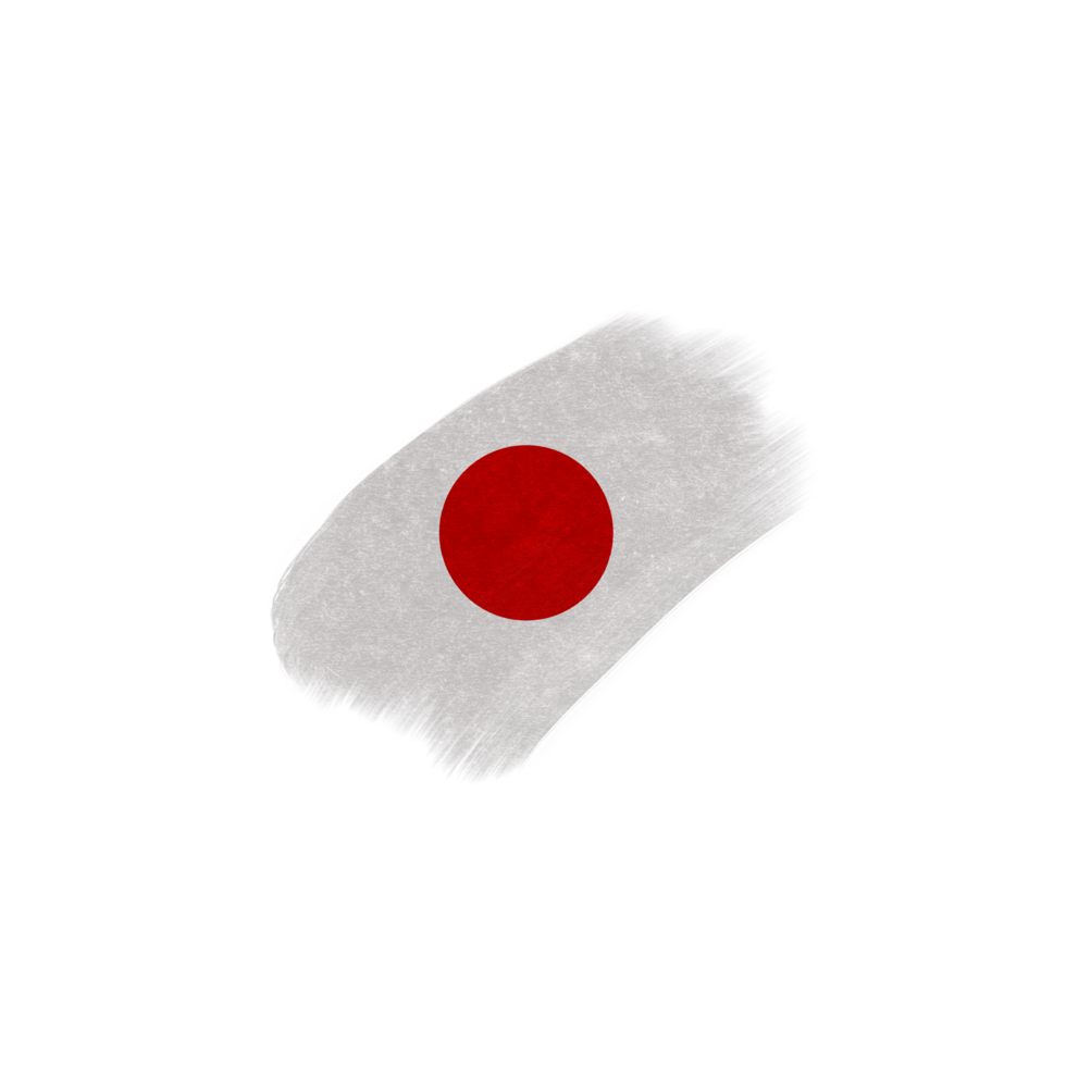 Japan Brush Flag png