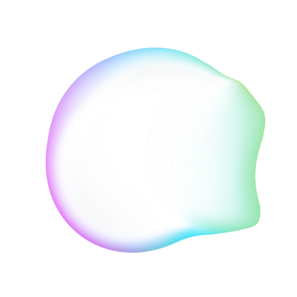 3D Bubble Blob png