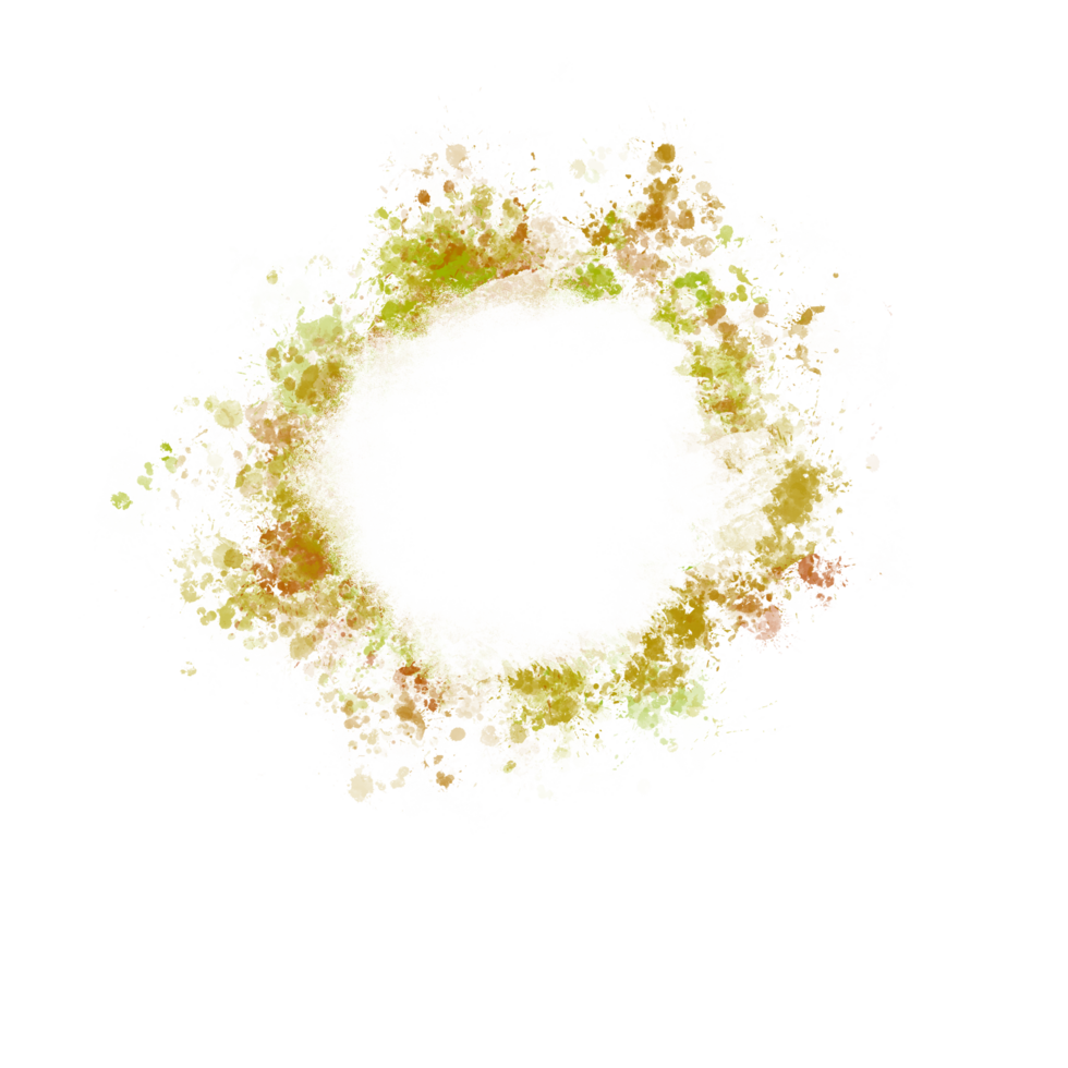 Watercolor Circle Splash png