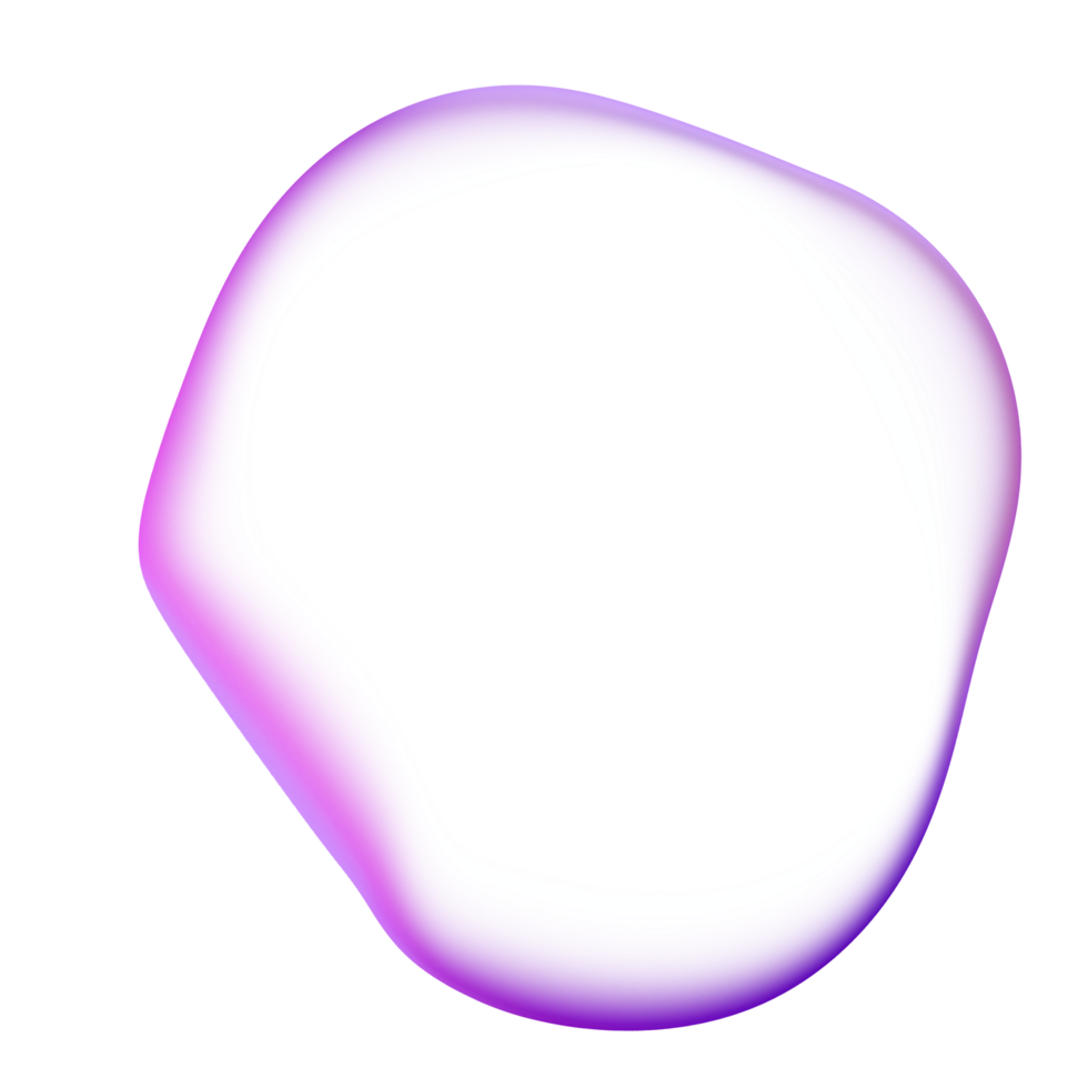 Purple Bubble Blob png