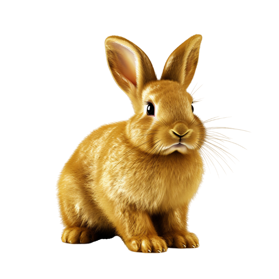 AI generated Rabbit isolated on transparent background png