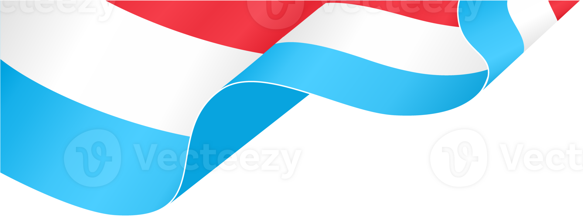 Luxembourg flag wave png