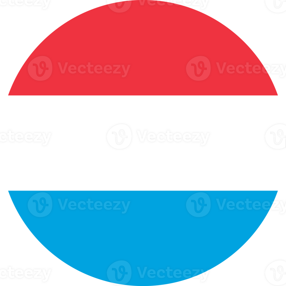 Luxembourg flag button png