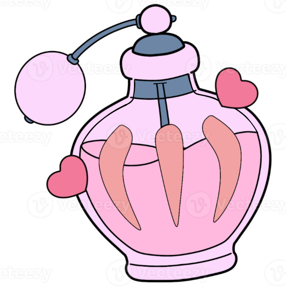 The illustration of a perfume 36570040 PNG