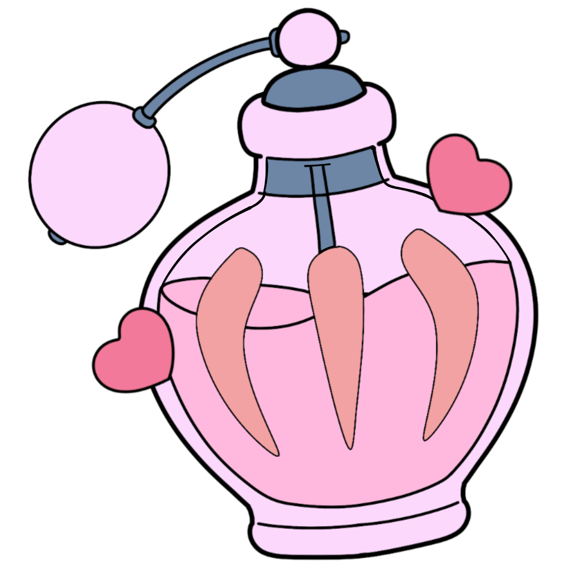 The illustration of a perfume 36570040 PNG