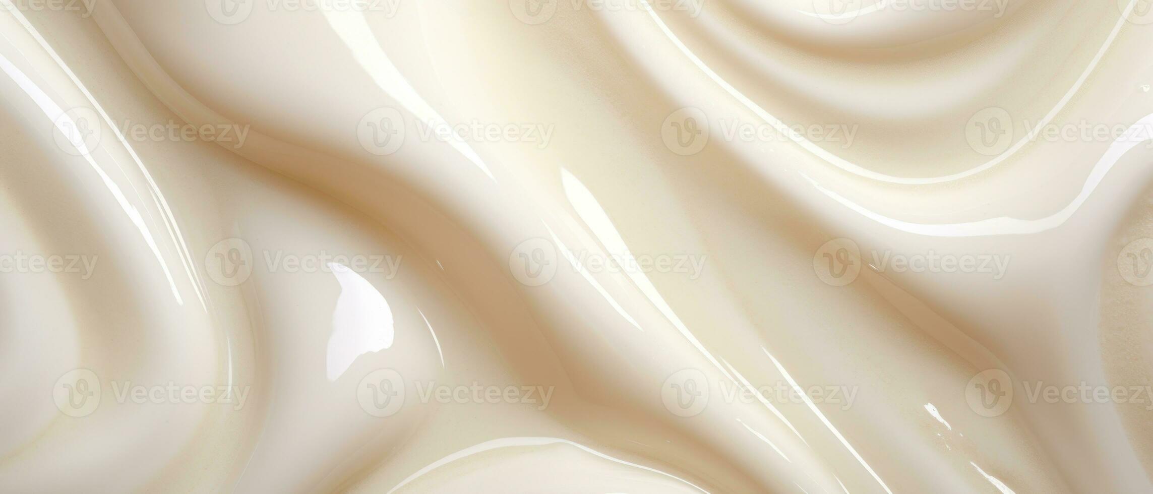 AI generated Close-up of creamy texture, smooth and rich. AI generative. photo