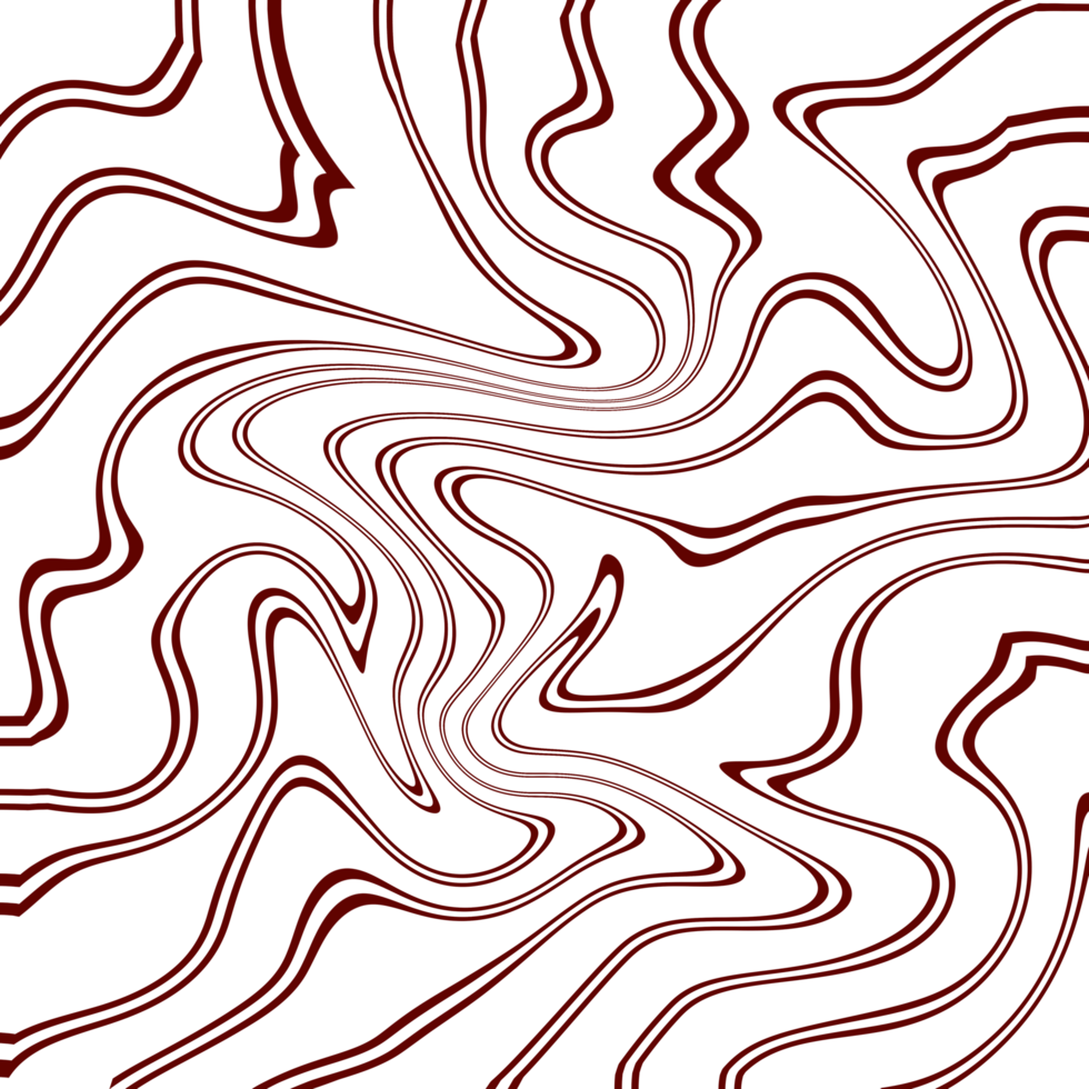 abstract golvend lijn patroon png