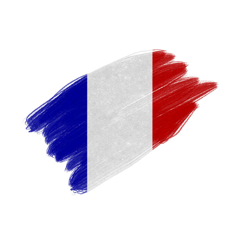 French Brush Flag png