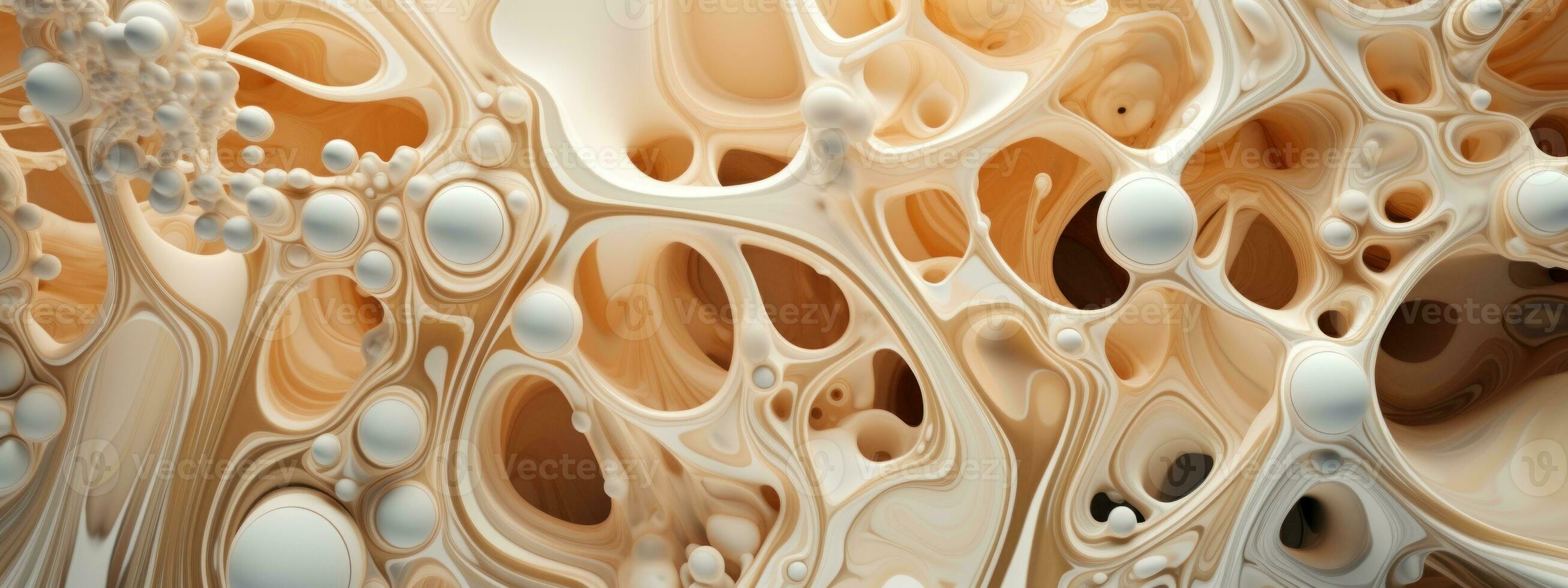 AI generated Close-up of complex organic texture. AI generative. photo