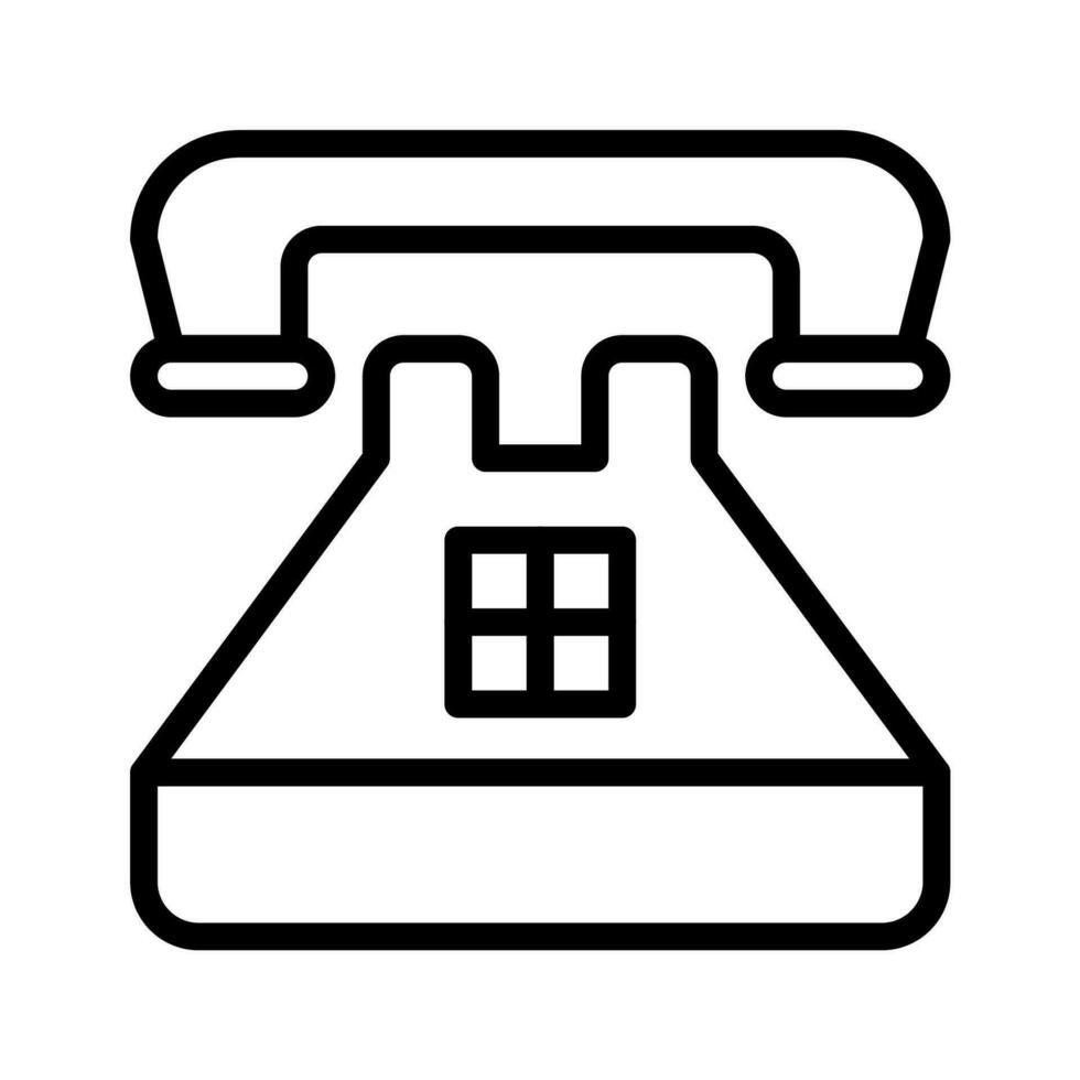 telephone icon or logo illustration outline style. Icons ecommerce. vector