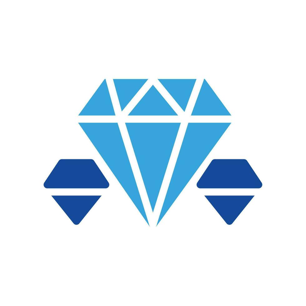 diamante icono o logo ilustración estilo. íconos comercio electrónico vector