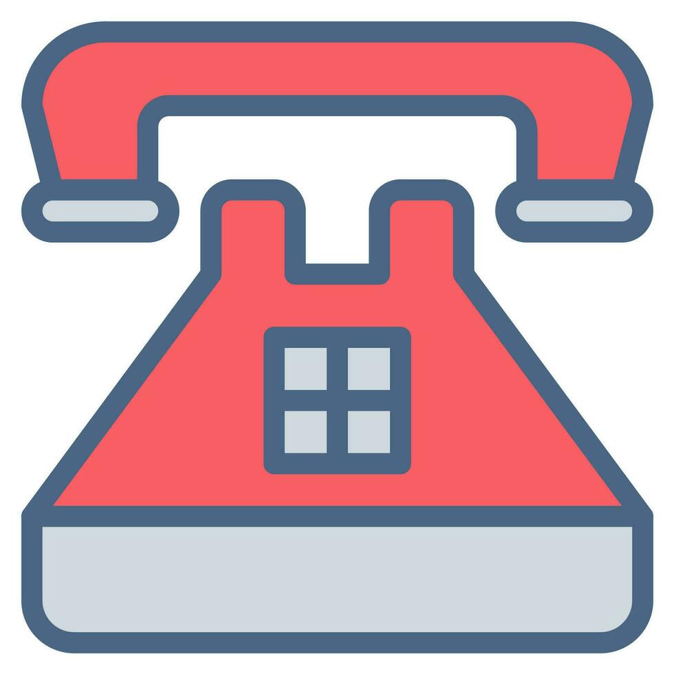 telephone icon or logo illustration style. Icons ecommerce. vector