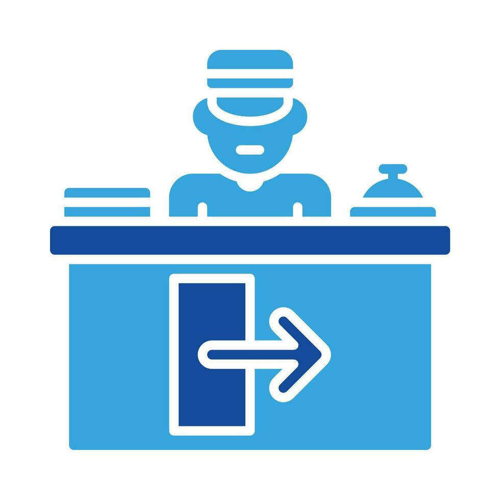 checkout icon vector or logo illustration glyph color style
