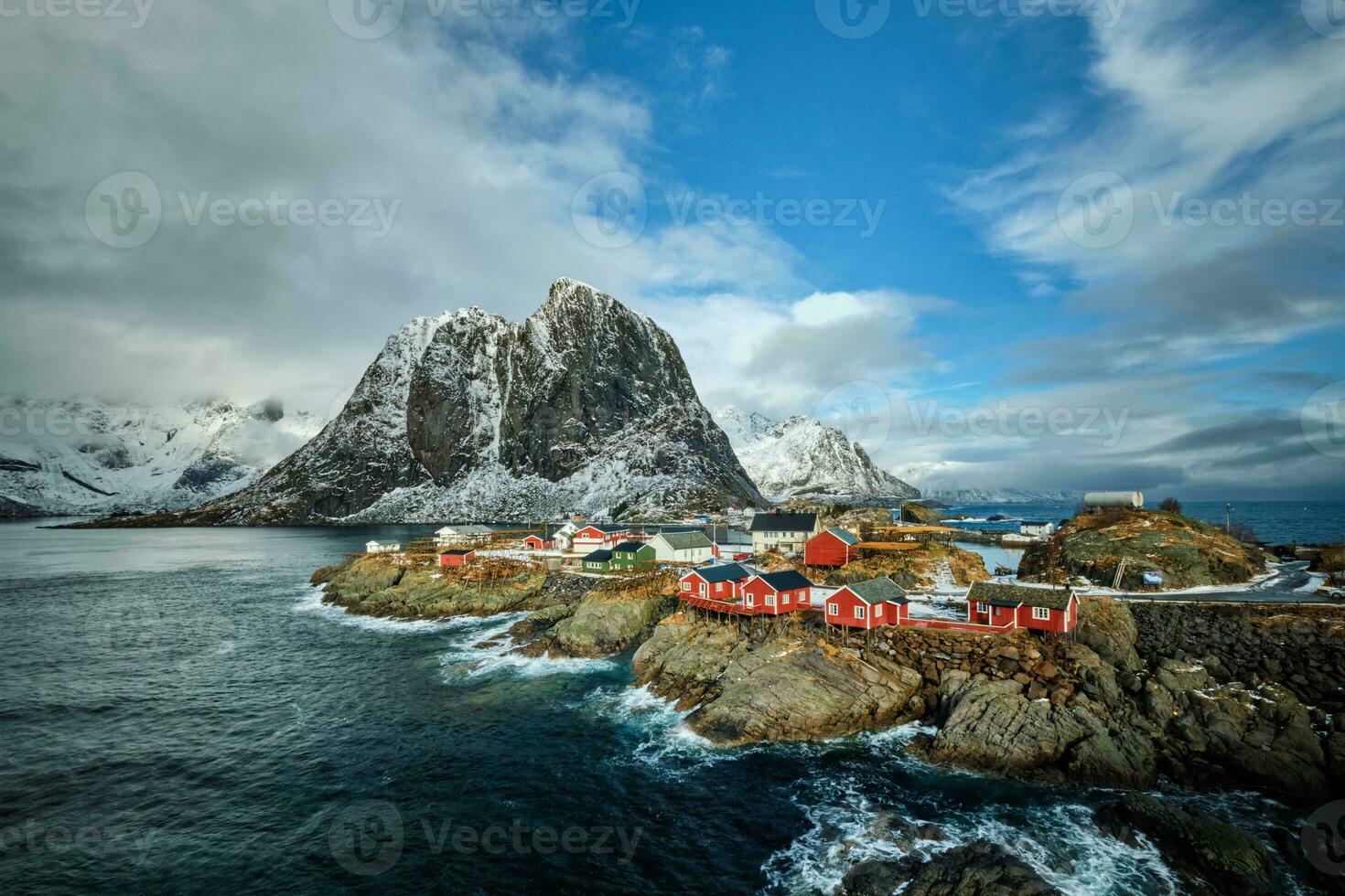 Hamnoy fishing village on Lofoten Islands, Norway photo