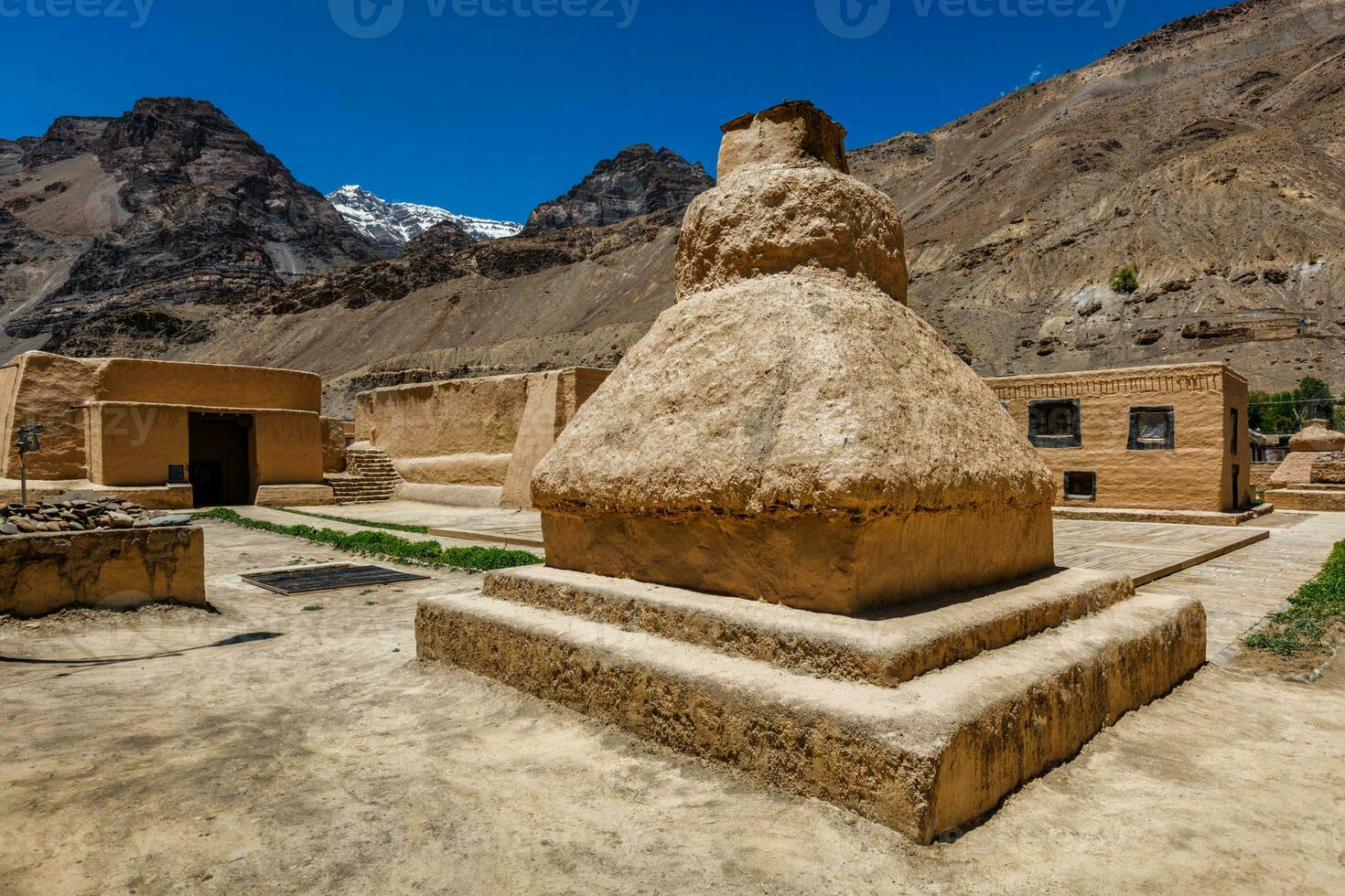 Tabo monastery in Tabo village, Spiti Valley, Himachal Pradesh, India photo