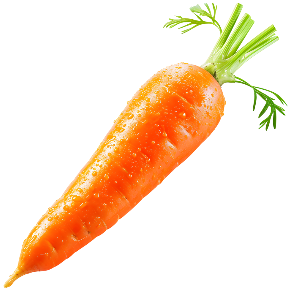 AI generated Fresh carrot isolated png