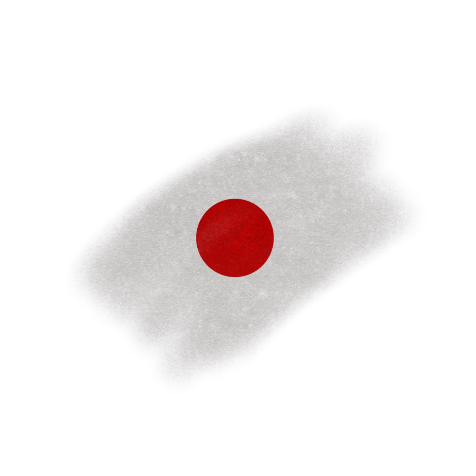Japan Brush Flag png
