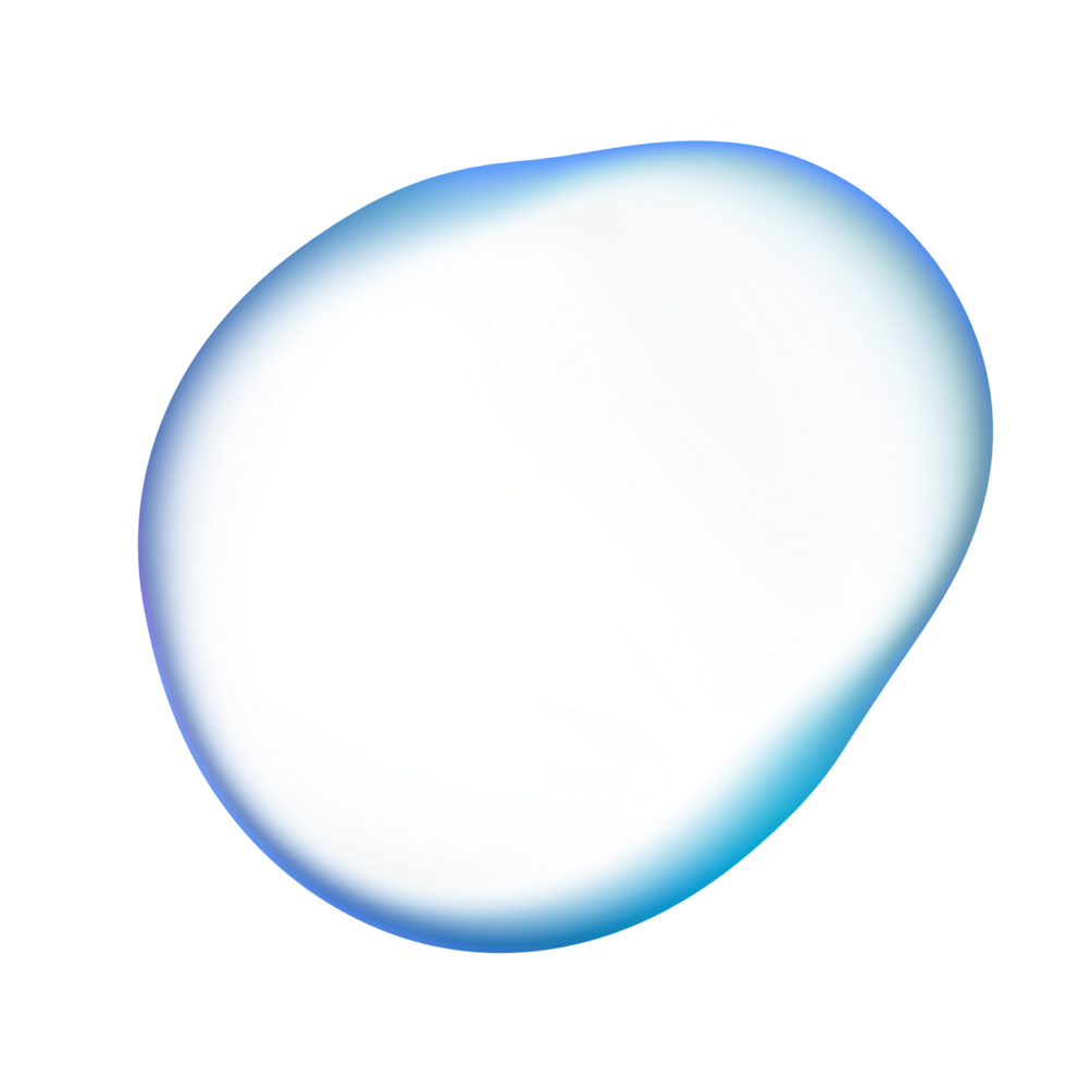 3D Bubble Blob png