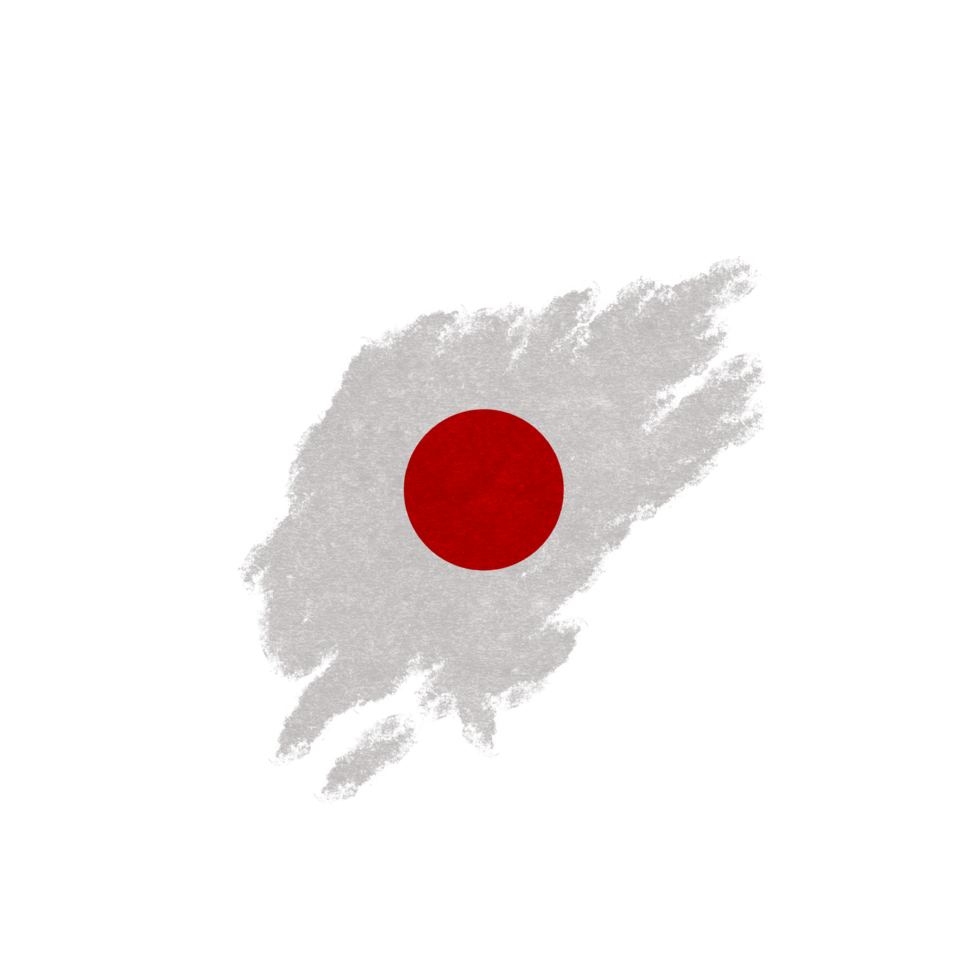 Japan Brush Flag png
