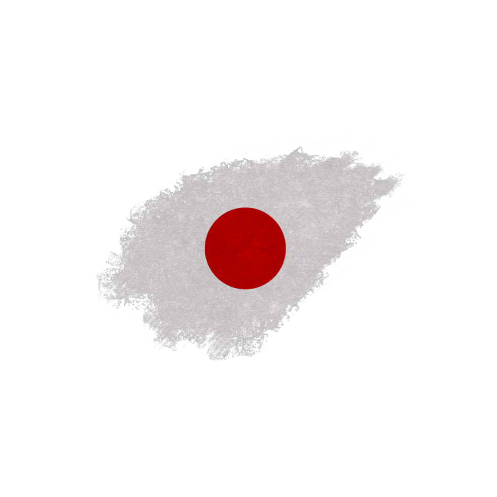 Japan Brush Flag png