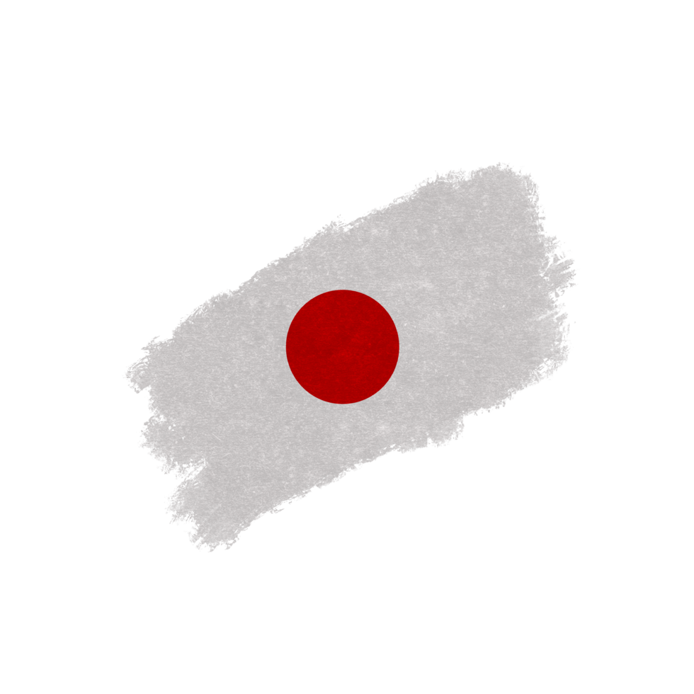 Japan Brush Flag png
