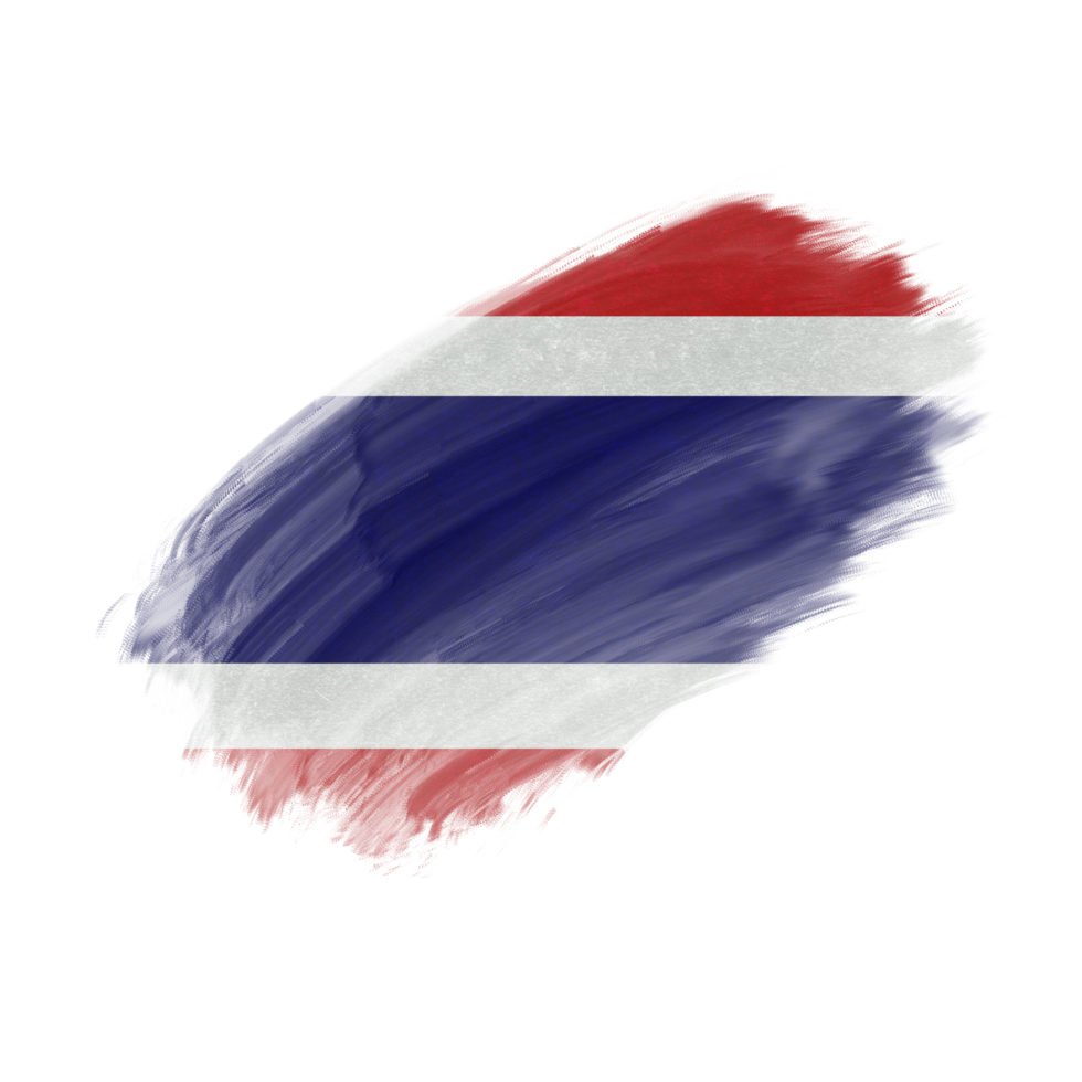 Thailand Brush Flag png