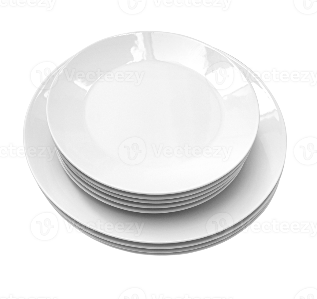 a stack of white plates png
