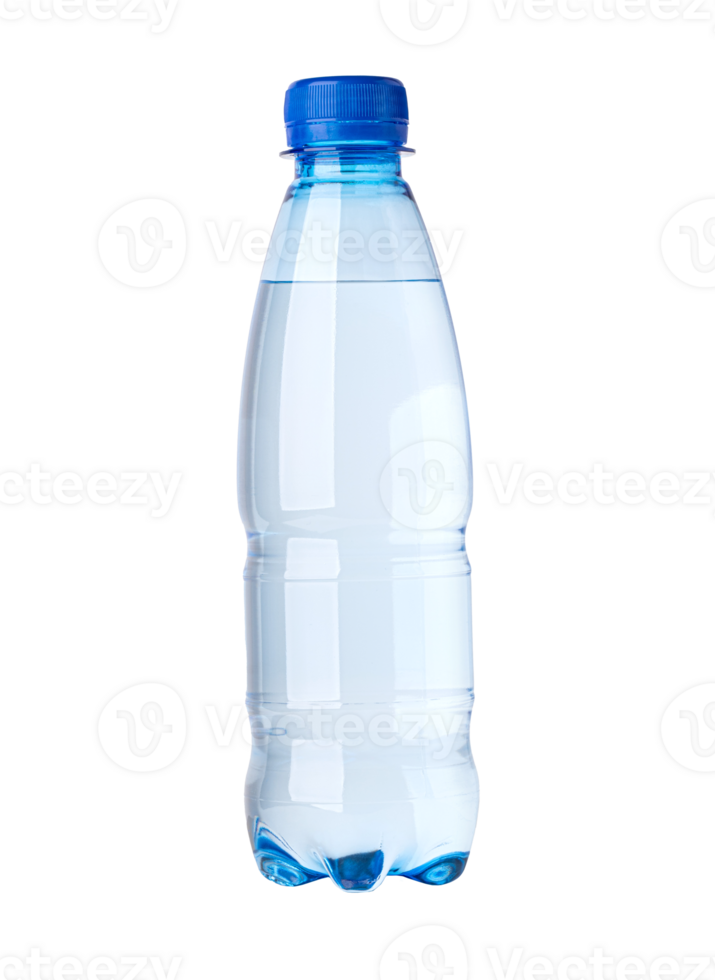 azul el plastico agua botella png