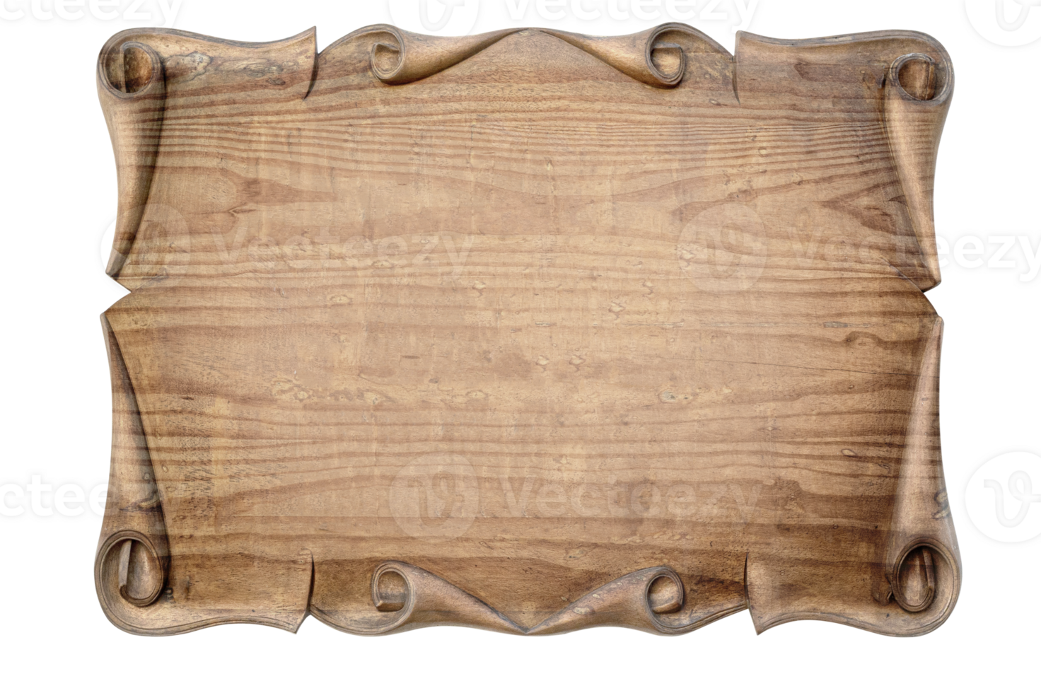 segno di legno vuoto png