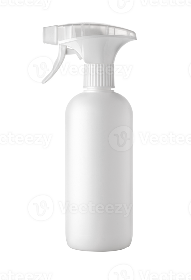 Plastic bottle with spray png