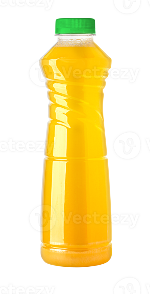 Orange Juice in a Bottle Isolated png