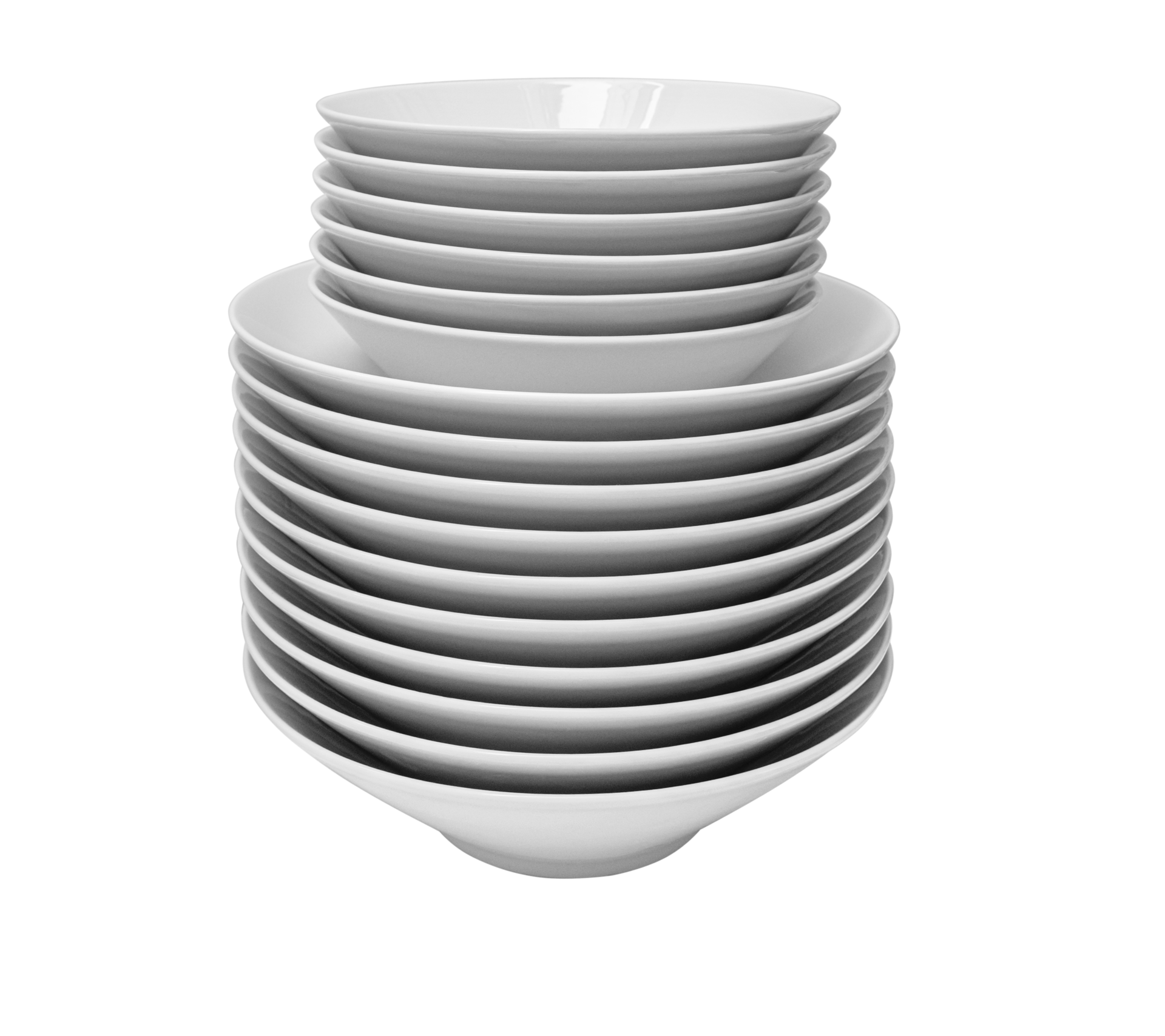 a stack of white plates isolated 36573068 PNG