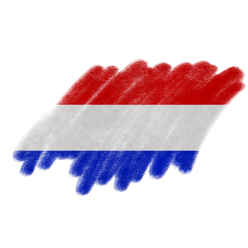 Netherlands Brush Flag png