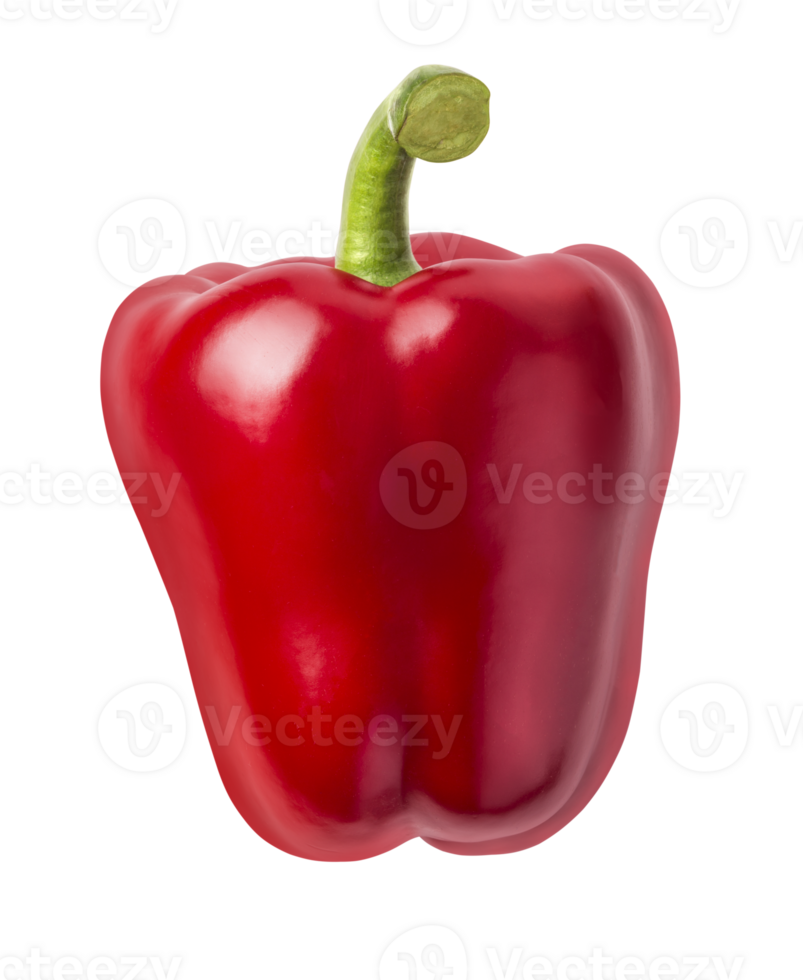 Bright red pepper png