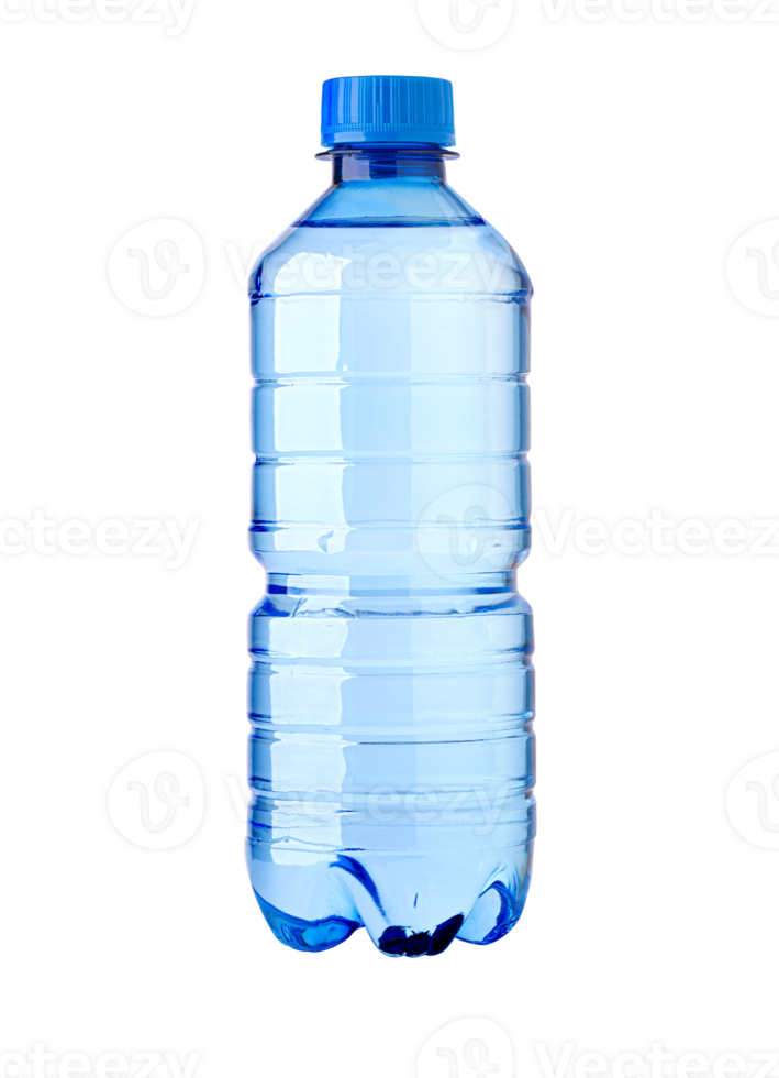 blå plast små vatten flaska png