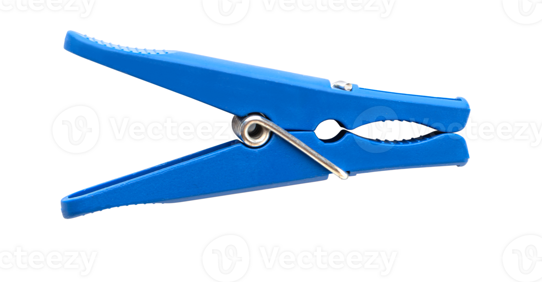 Blue plastic clothespin png