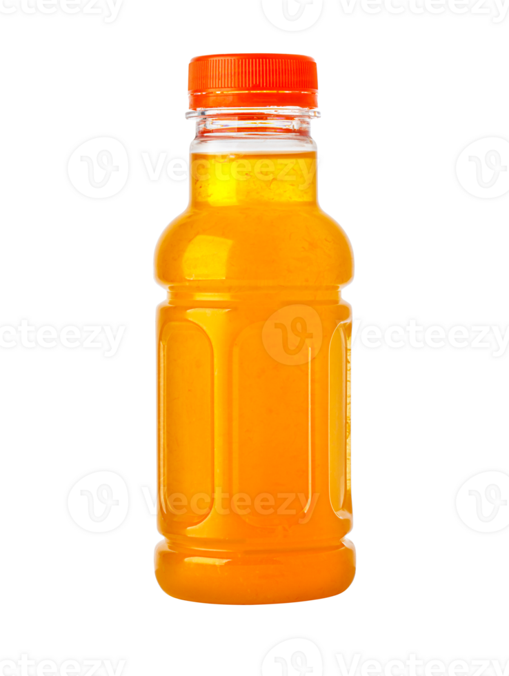 Plastic bottle with juice png