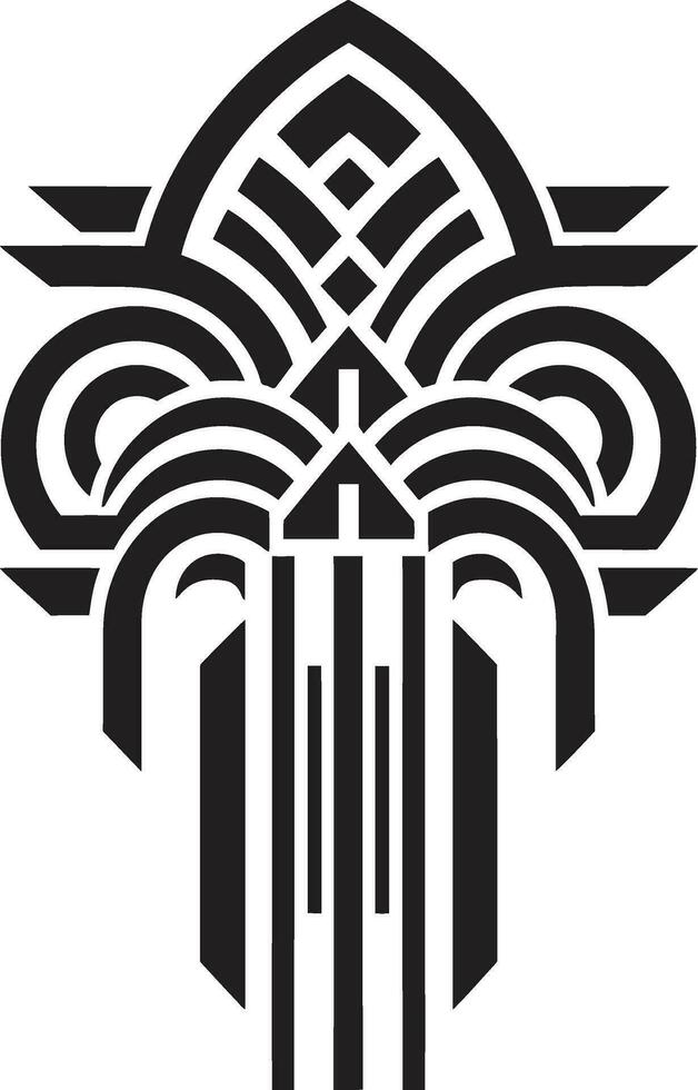 Abstract Quantum Rhythm Synthetic Cybernetics Data Overload Mirage Darkwave Techno Vortex vector