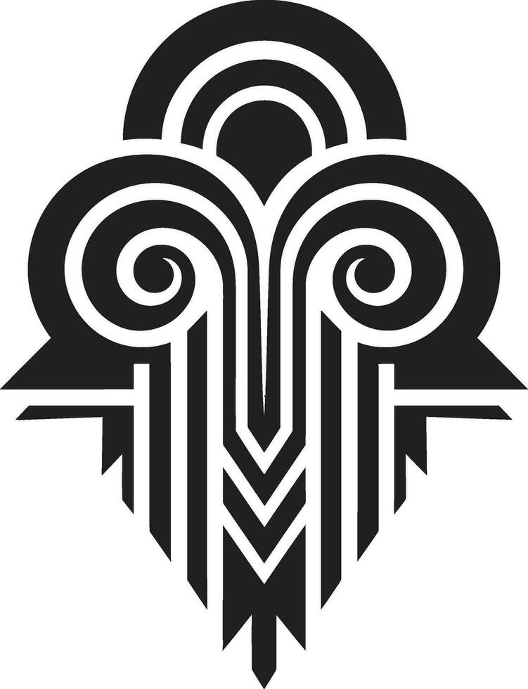 Digital Pulse Portal Enigmatic Flux Abstract Electronica Surge Cybernetic Noir vector