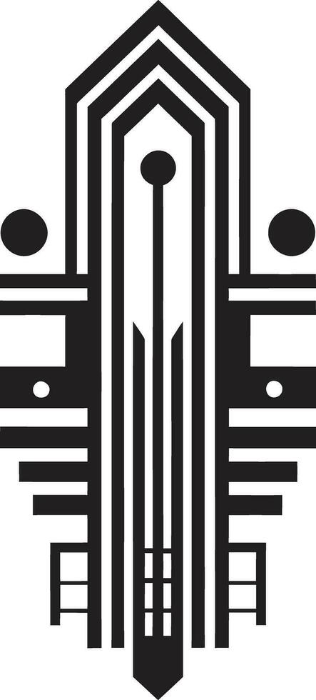 Techno Alchemy Nexus Sonic Pulse Resonance Digital Noir Flux Binary Dreamscape Dance vector