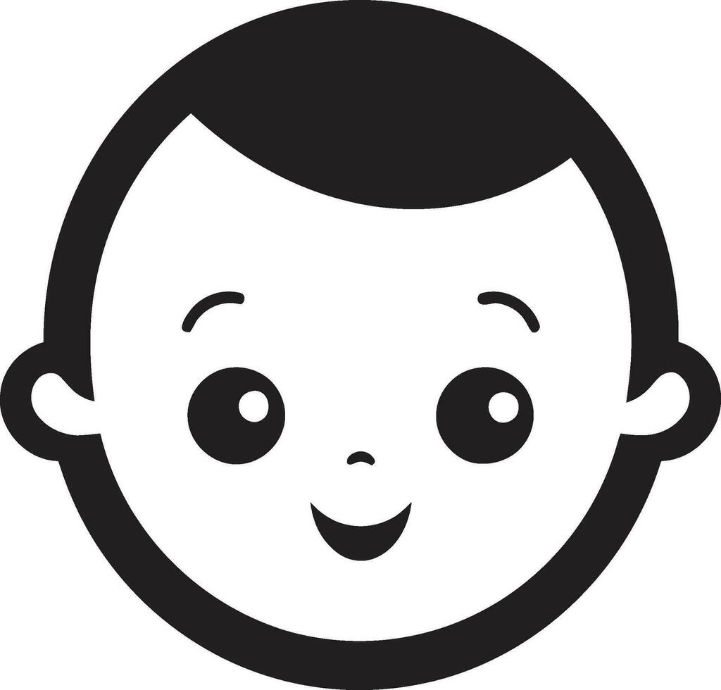 Joyful Journeys Small Child Black Icon Little Dreams Black Vector Logo for Kiddos